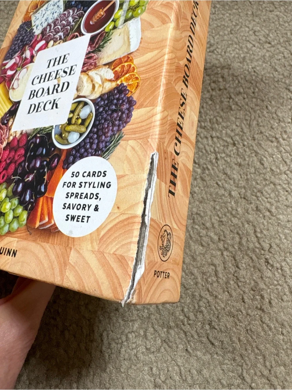 The Cheese Board Deck - Multicolor Food Photography food cards by Meg Quinn